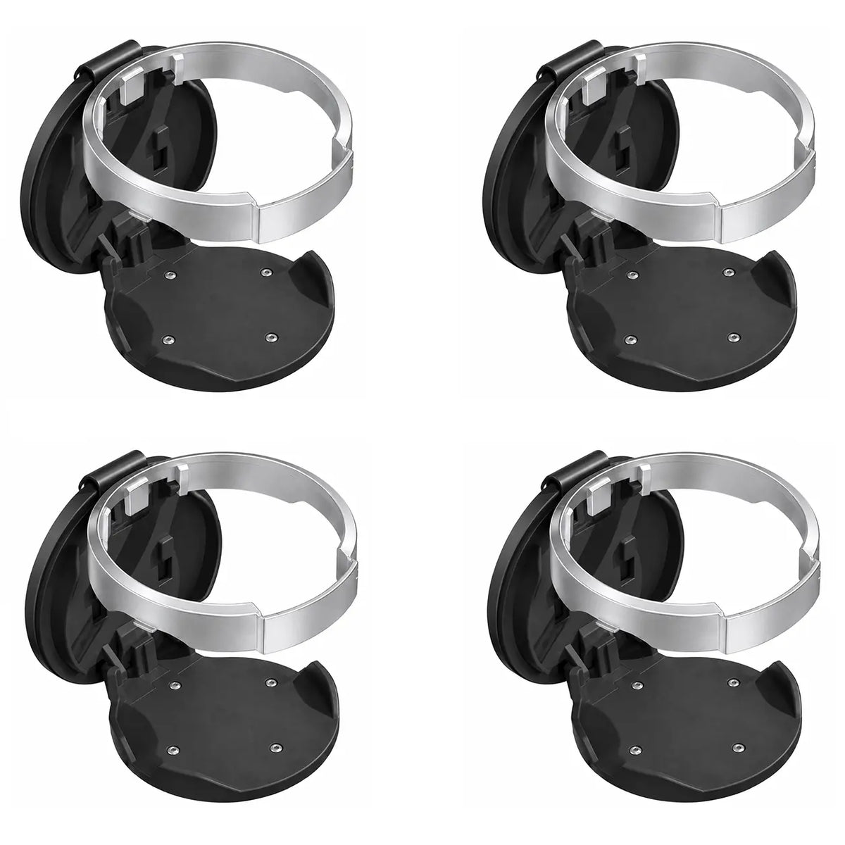 Universal Foldable Car Cup Holder with Hook, Space‑Saving Car Interior Storage Organizer for Drinks & Tumblers