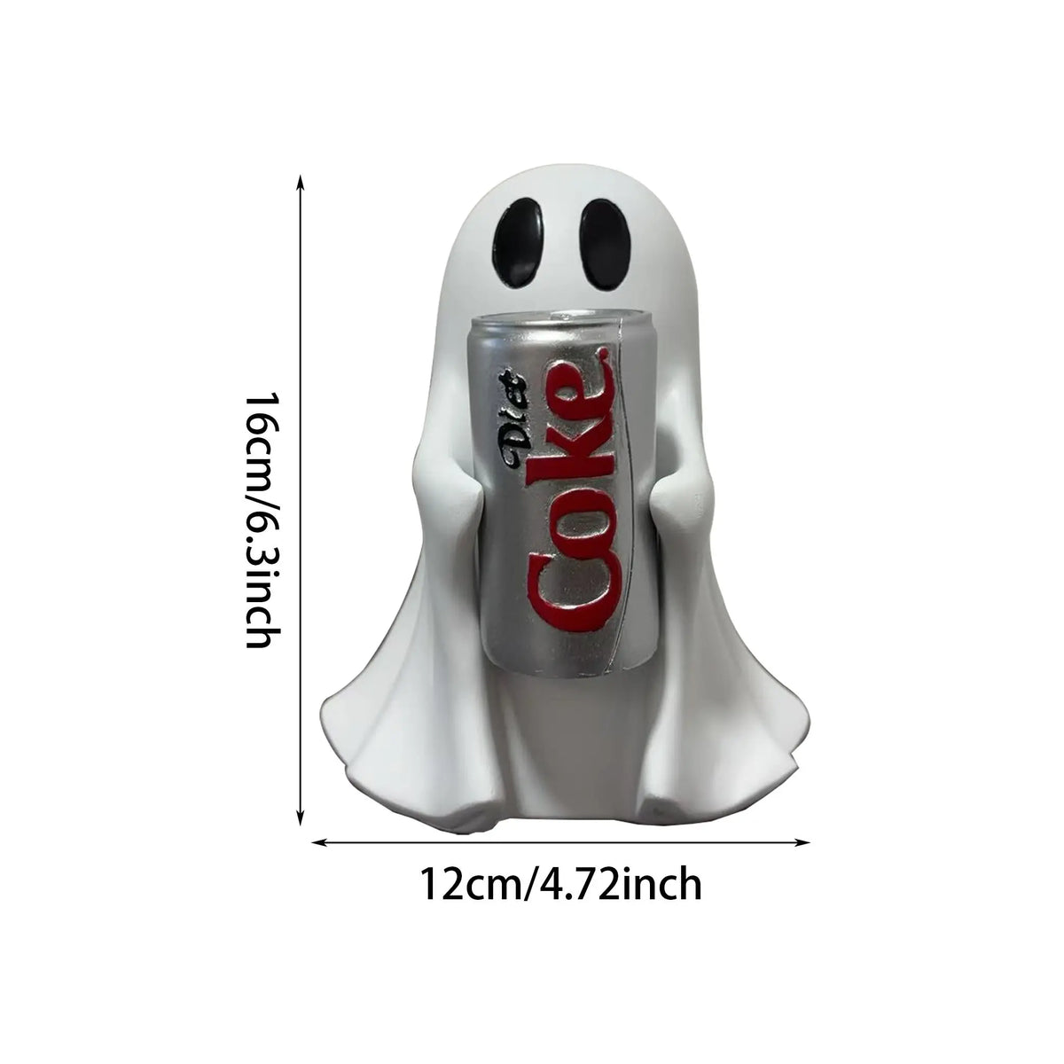 Ghost Holding Drink Resin Craft Ornament,Home Decor Item, Decor Figurine, DesktopMini Sculpture, Halloween Decoration, GiftIdea, Cute Desktop Decoration, DecorativePiece #GLOBAL PICKS
