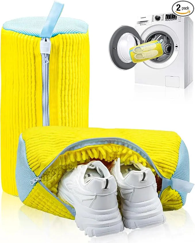 Laundry Shoe Washing Bag for WashingMachine - Protect Your Footwear during theWash Accessories shoe washing,MeshAccessory mesh laundry Grey #backtoschool