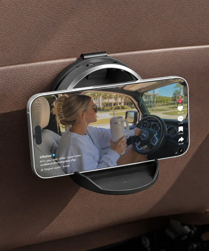 Universal Foldable Car Cup Holder with Hook, Space‑Saving Car Interior Storage Organizer for Drinks & Tumblers