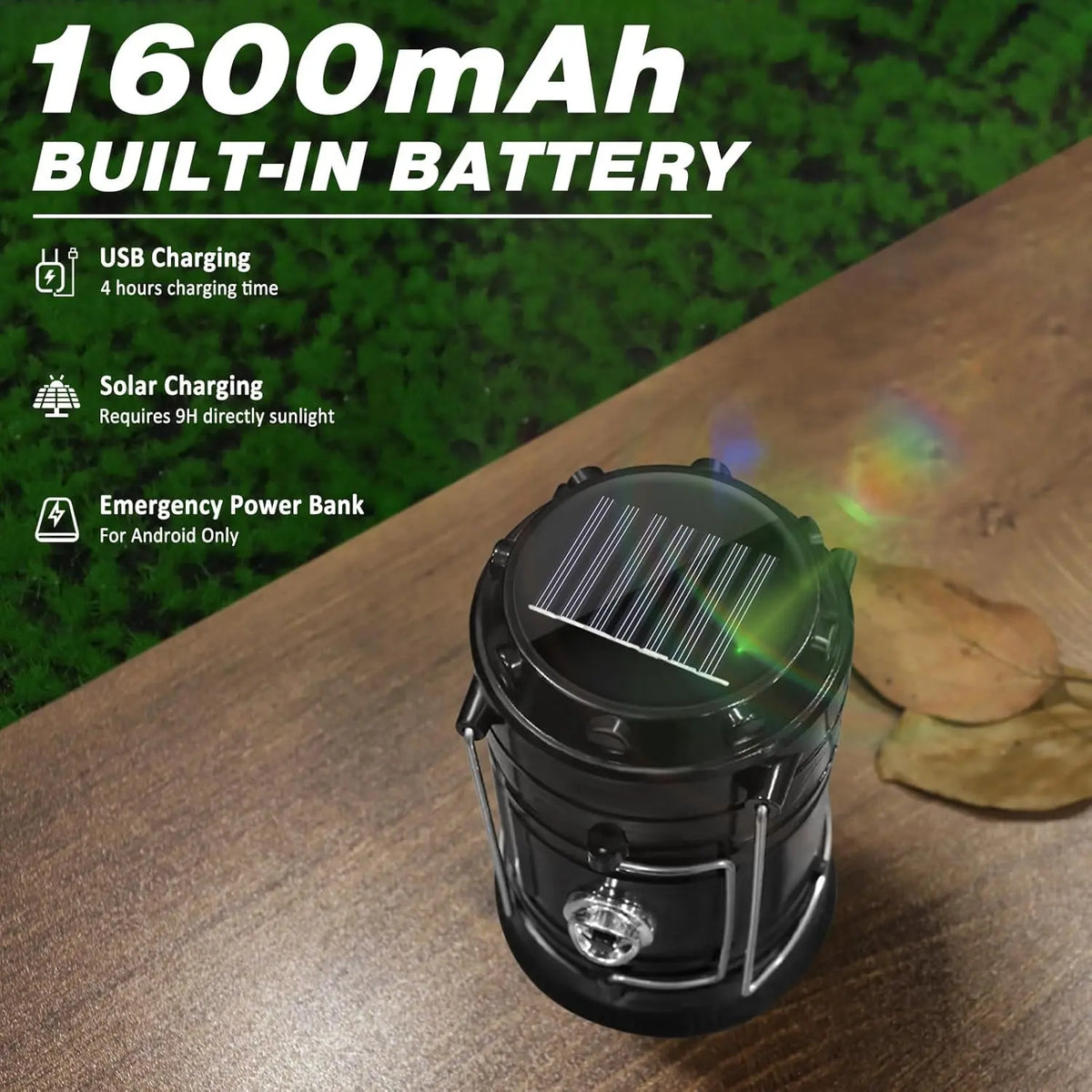 Solar Camping Lantern 4-Pack - RechargeableLED Lights, Magnetic Base & Foldable HangingHook- Collapsible Lamp Battery PoweredPerfect for Power Outages, Hiking,Emergencies Adjustable Flashlight AdjustableTactical Flashlight gifts gift set-SummerVibes