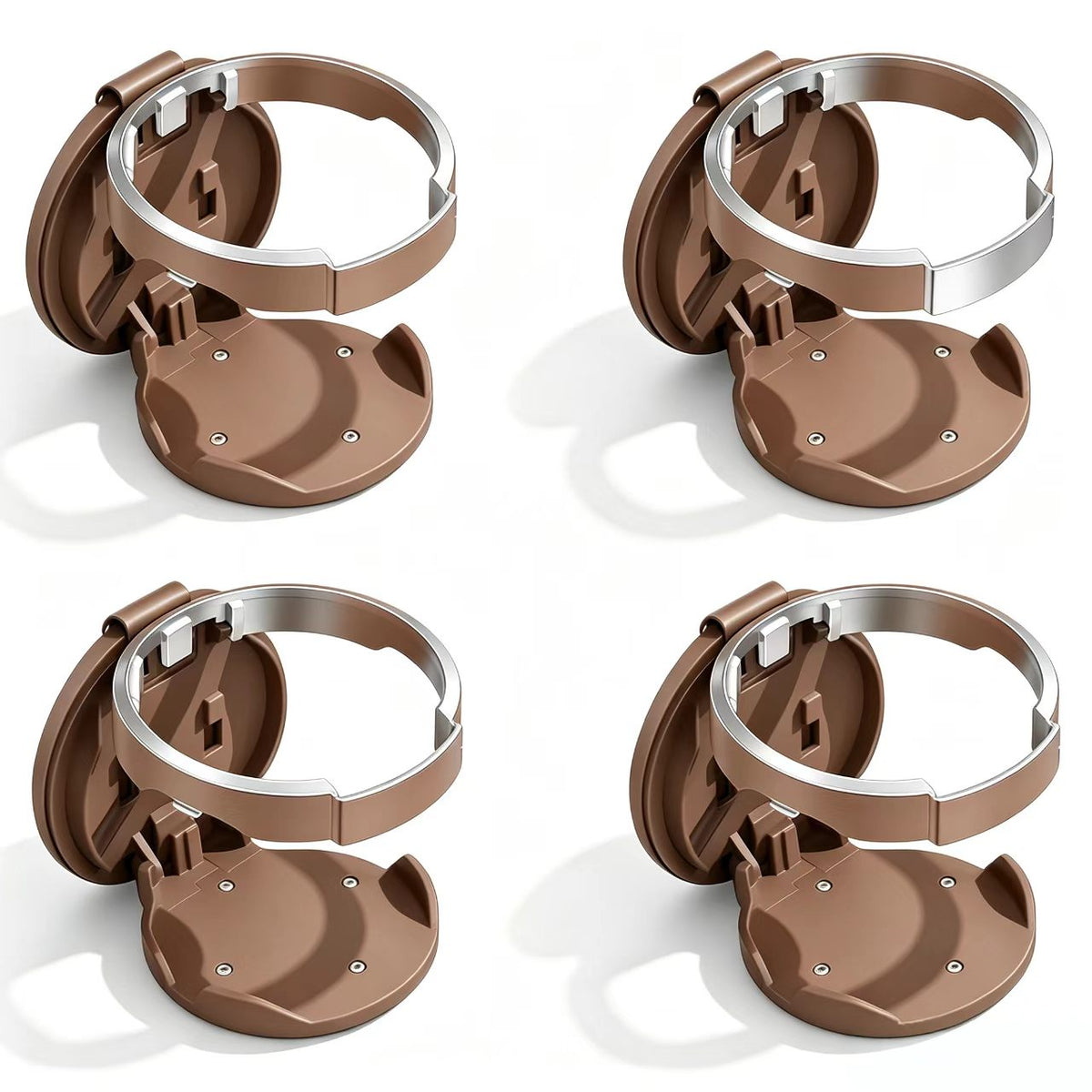 Universal Foldable Car Cup Holder with Hook, Space‑Saving Car Interior Storage Organizer for Drinks & Tumblers