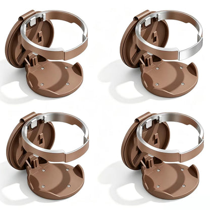 Universal Foldable Car Cup Holder with Hook, Space‑Saving Car Interior Storage Organizer for Drinks & Tumblers