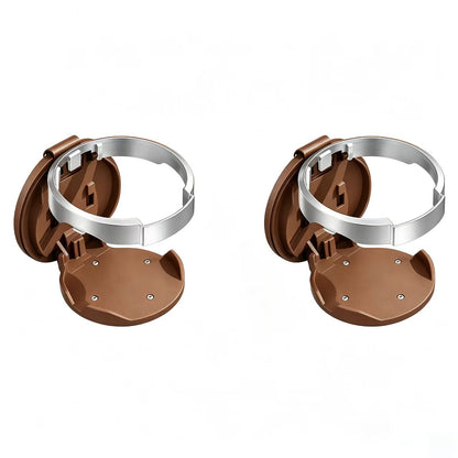 Universal Foldable Car Cup Holder with Hook, Space‑Saving Car Interior Storage Organizer for Drinks & Tumblers