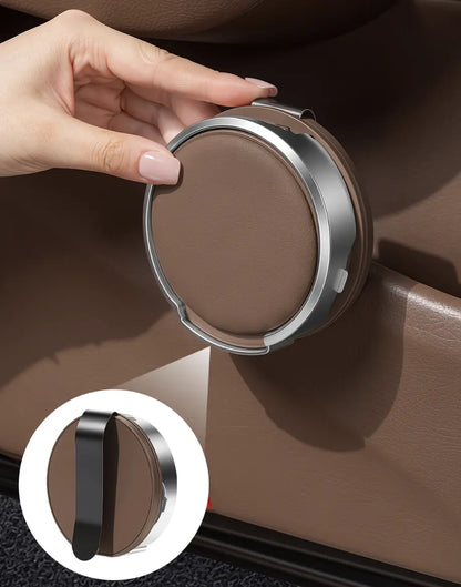 Universal Foldable Car Cup Holder with Hook, Space‑Saving Car Interior Storage Organizer for Drinks & Tumblers