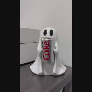Ghost Holding Drink Resin Craft Ornament,Home Decor Item, Decor Figurine, DesktopMini Sculpture, Halloween Decoration, GiftIdea, Cute Desktop Decoration, DecorativePiece #GLOBAL PICKS